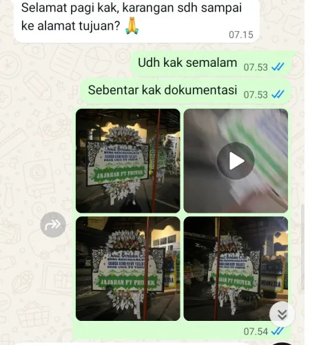 Pengiriman Papan Bunga Selamat Batanghari